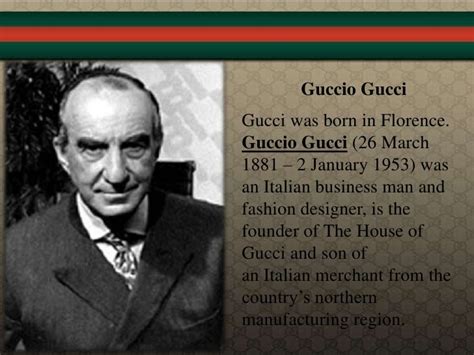 who invented the gucci brand